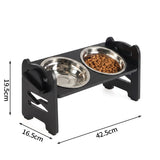 Adjustable raised dog feeding stand – view 10