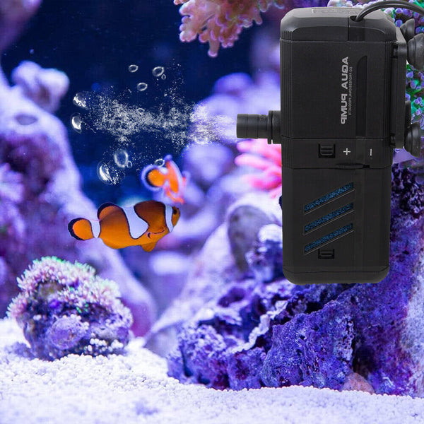Submersible internal aquarium filter pump