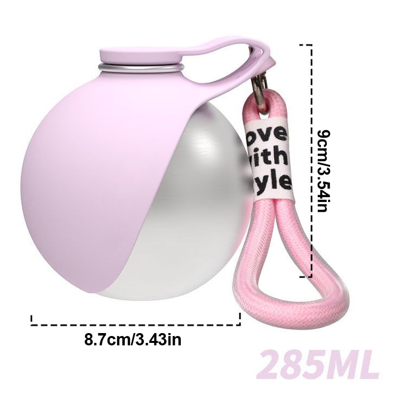 2-in-1 portable dog water bottle with bowl – view 10