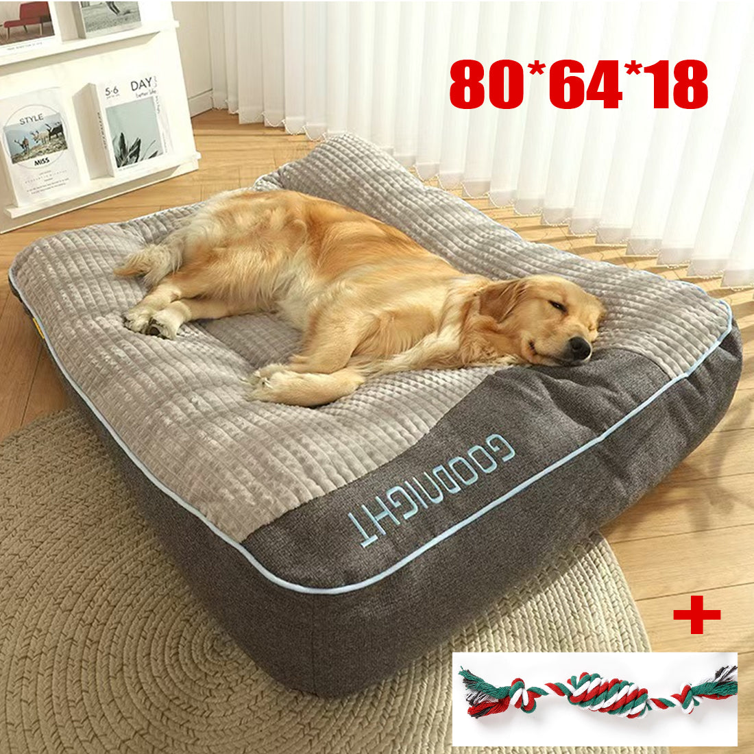 Warm winter dog bed and sofa mat – view 11
