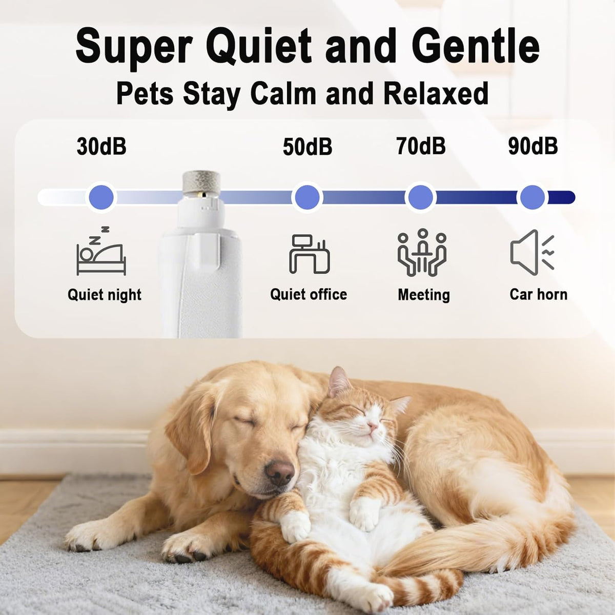 2-in-1 LED pet nail clipper and grinder – view 5