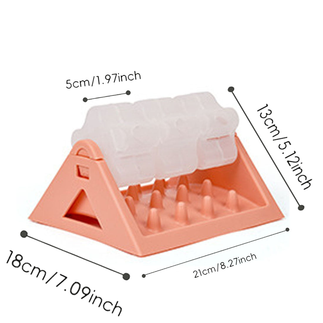 Rotating puzzle slow feeder dog bowl – view 10