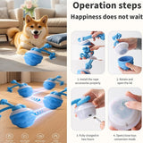 Motion-activated smart ball dog toy