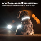 Rechargeable LED light-up dog collar – view 2