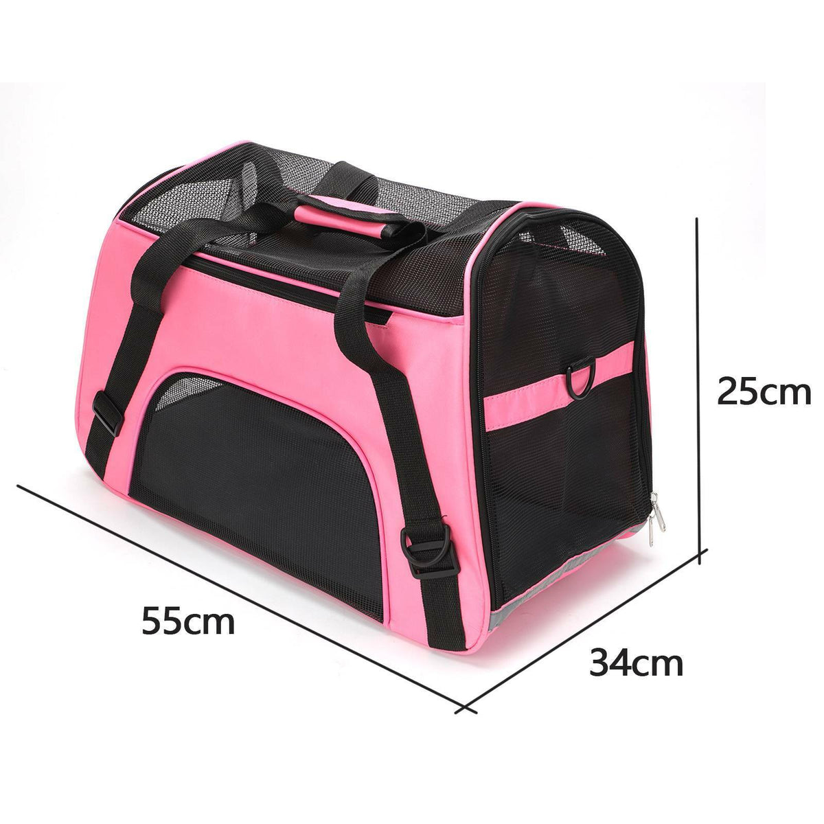 Large foldable soft pet carrier bag – view 2