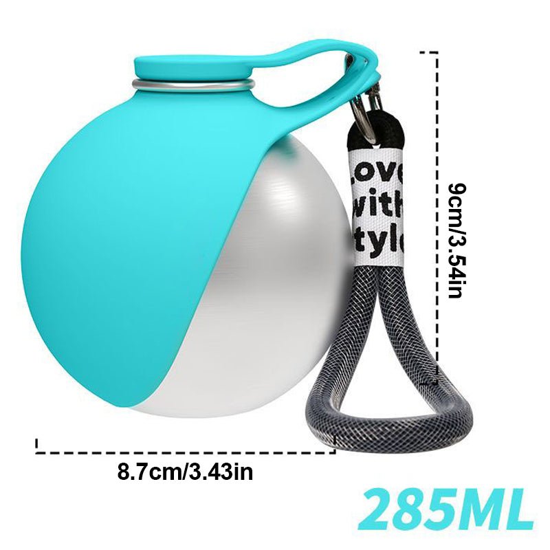 2-in-1 portable dog water bottle with bowl – view 9