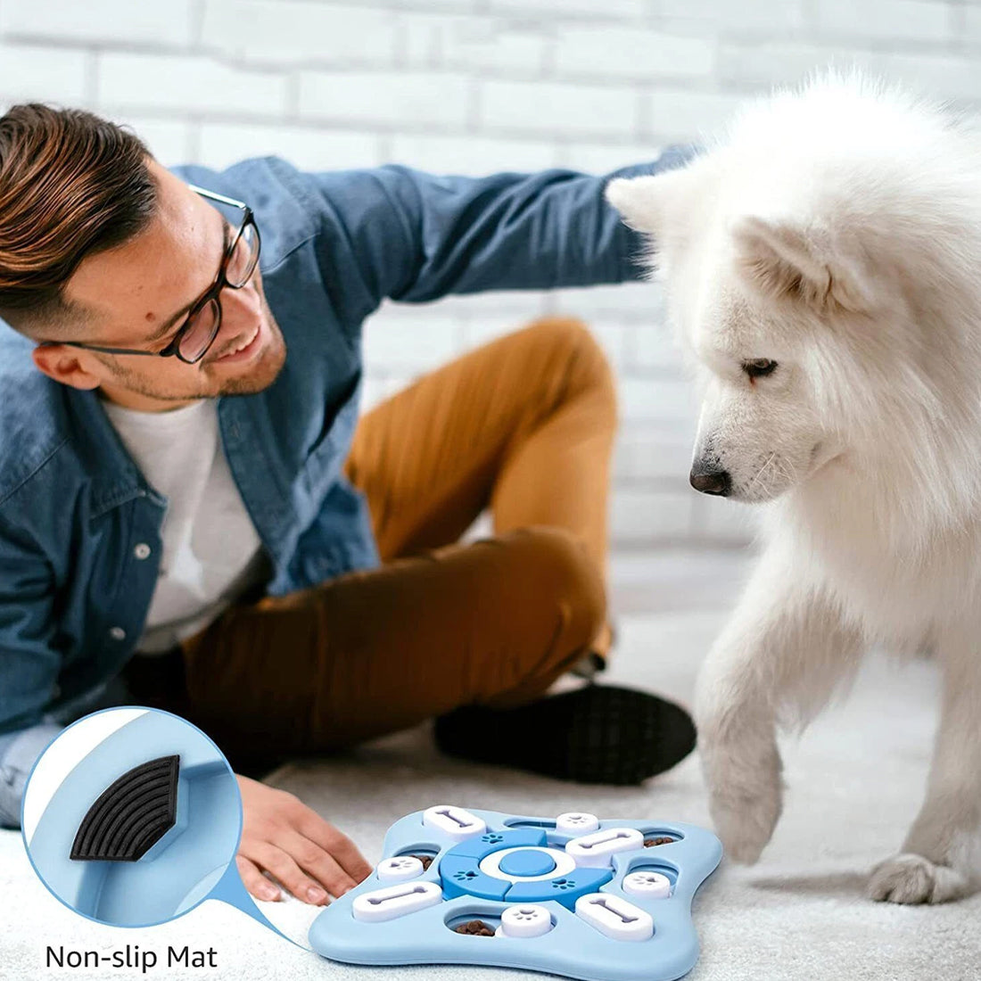 3-level dog puzzle treat toy – view 4