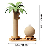 Compact sisal cat tree tower – view 6