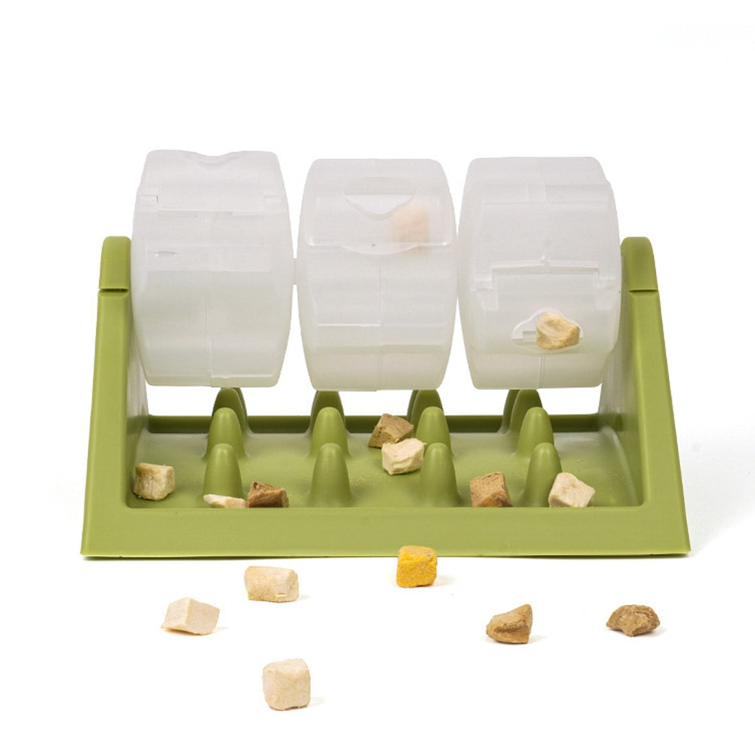 Rotating puzzle slow feeder dog bowl – view 2