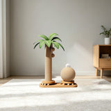 Compact sisal cat tree tower – view 2