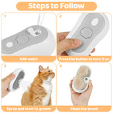 Self-cleaning cat steam grooming brush – view 5