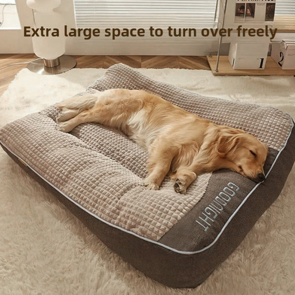 Warm winter dog bed and sofa mat