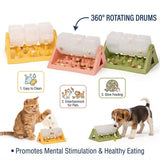 Rotating puzzle slow feeder dog bowl – view 7