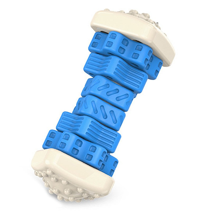 Tough squeaky treat-dispensing dog chew toy – view 8