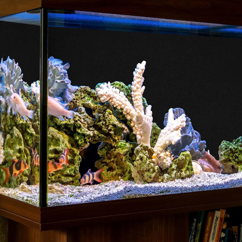 Black static-cling aquarium background – view 4