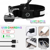 Rechargeable LED light-up dog collar – view 8