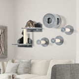 5-piece cat wall furniture set – view 3