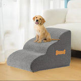3-step portable pet stairs