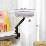 360° rotatable cat desk hammock bed – view 6
