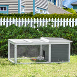Wooden rabbit and guinea pig hutch – view 2