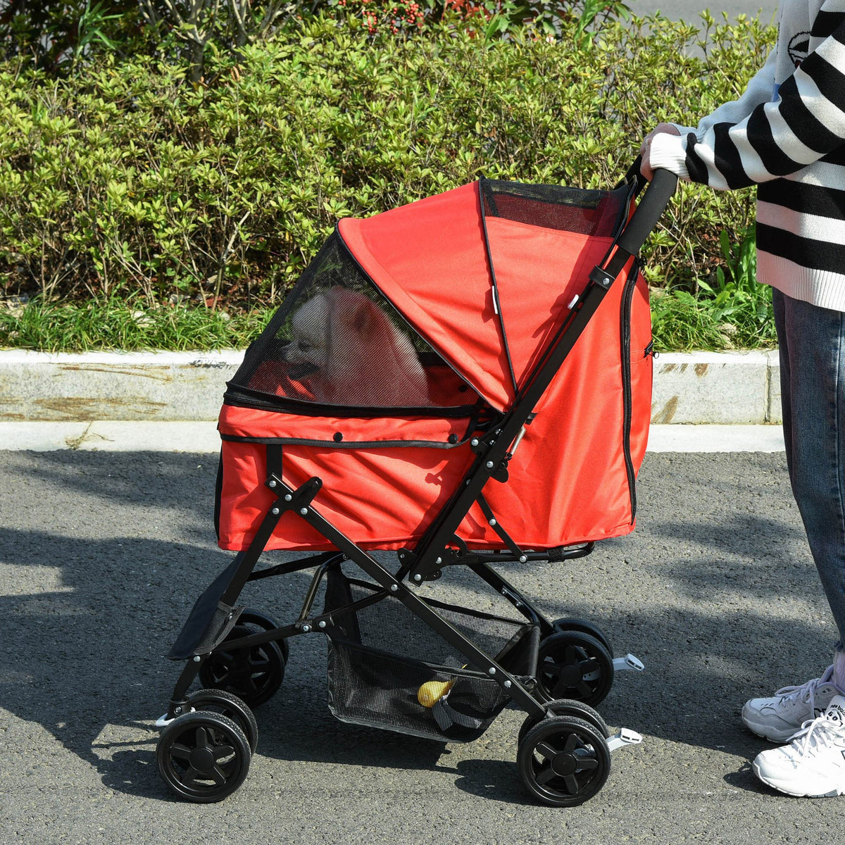 Foldable pet stroller pushchair – view 5