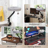 360° rotatable cat desk hammock bed – view 3