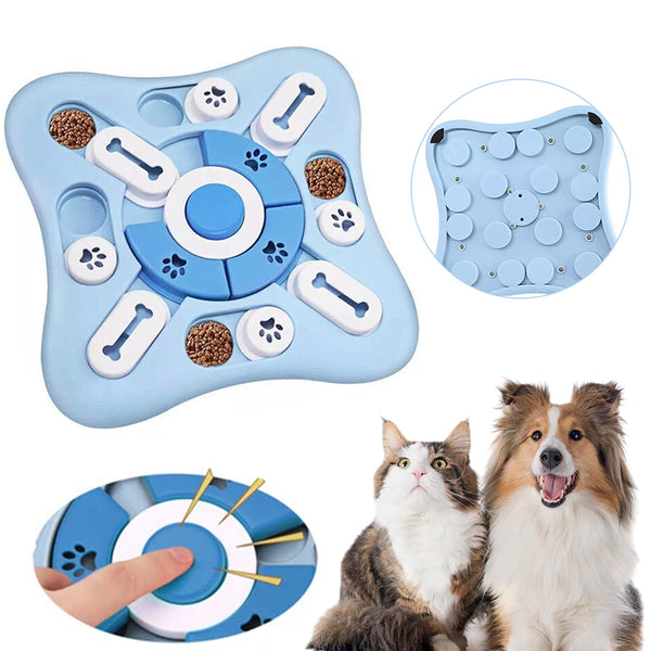 3-level dog puzzle treat toy