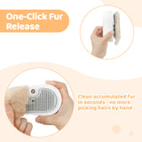 Self-cleaning cat steam grooming brush – view 7