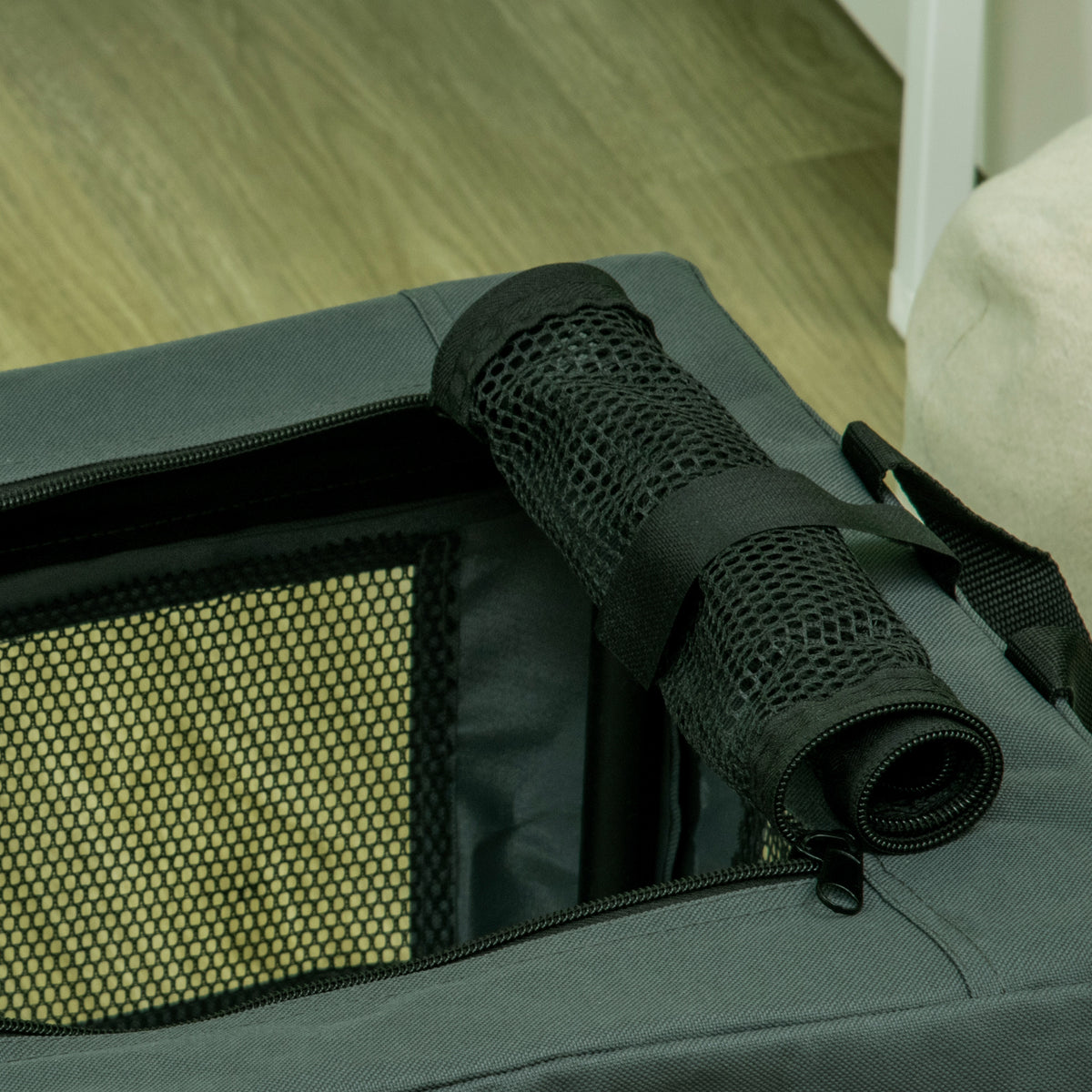 PawHut 48.5cm cushioned pet carrier – view 8