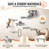 6-piece wall-mounted cat shelf set – view 6