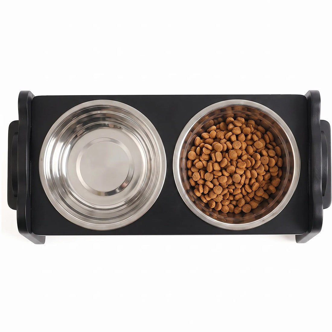 Adjustable raised dog feeding stand – view 6