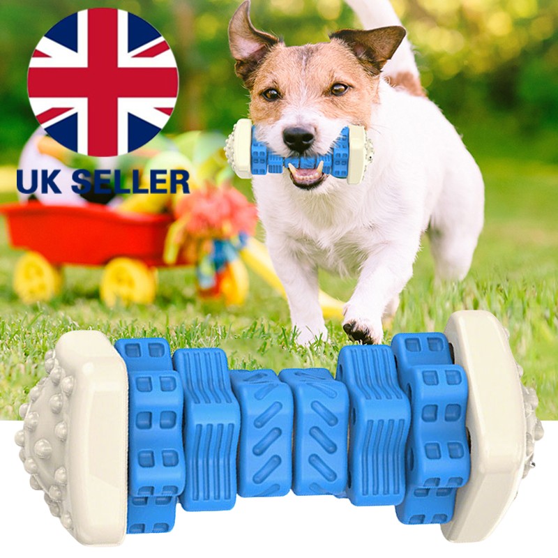 Tough squeaky treat-dispensing dog chew toy – view 9