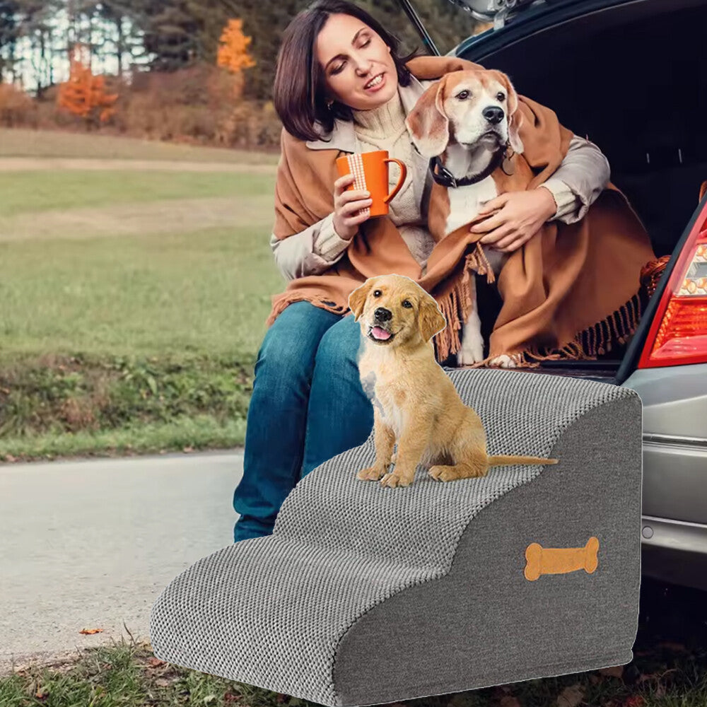 3-step portable pet stairs – view 9