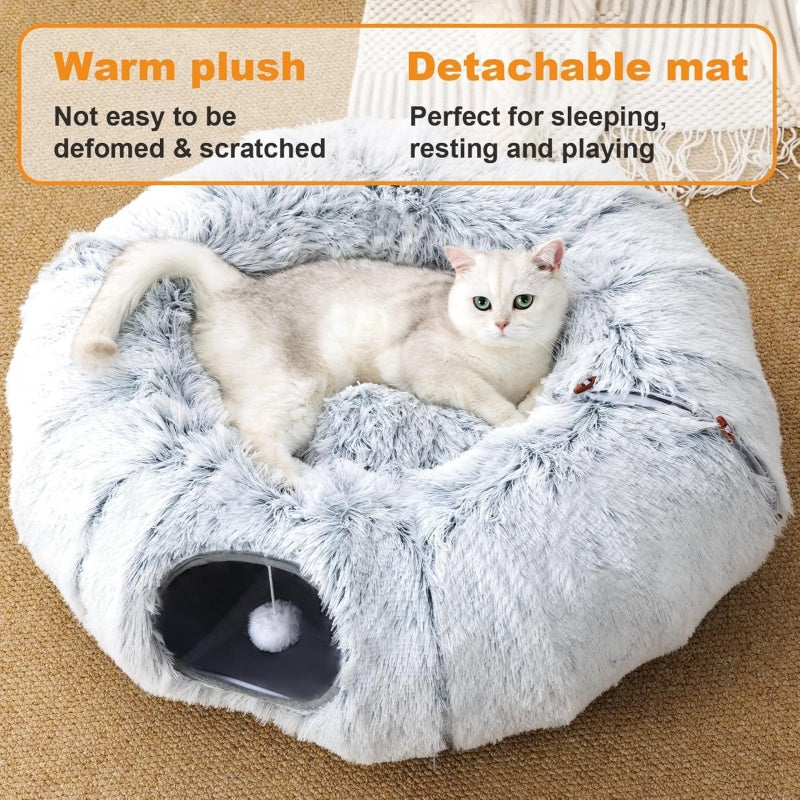 Transformable cat tunnel bed – view 7