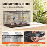 18in parakeet flight cage with divider – view 3