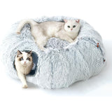Transformable cat tunnel bed