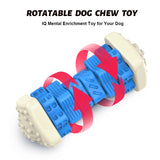 Tough squeaky treat-dispensing dog chew toy – view 5