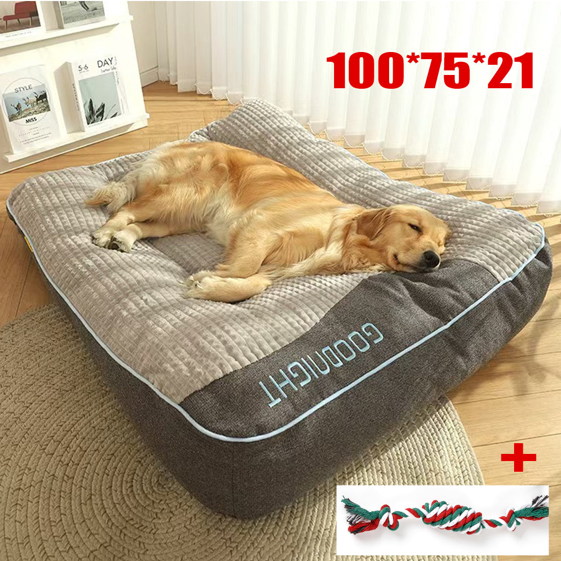 Warm winter dog bed and sofa mat – view 3