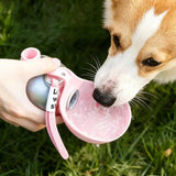 2-in-1 portable dog water bottle with bowl – view 4