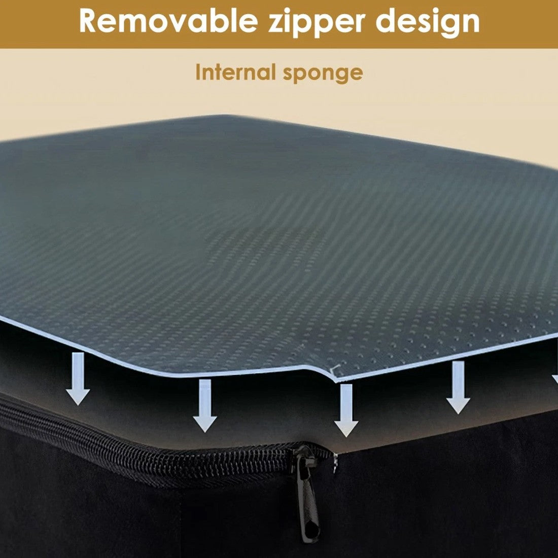 3-step portable pet stairs – view 7