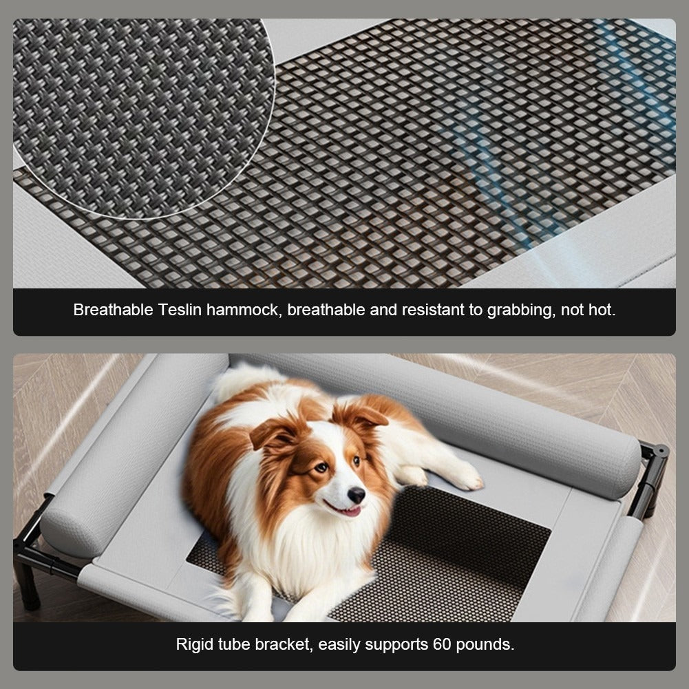 Orthopaedic elevated cooling mesh dog bed – view 10