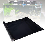 Black static-cling aquarium background – view 8