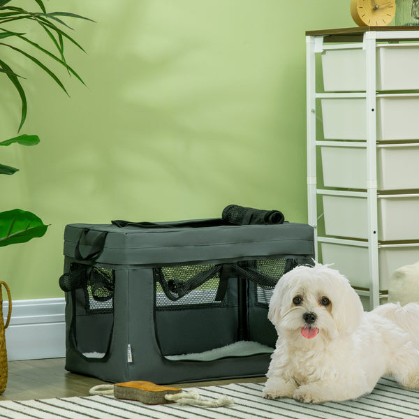 PawHut 48.5cm cushioned pet carrier