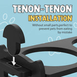 Adjustable raised dog feeding stand – view 8