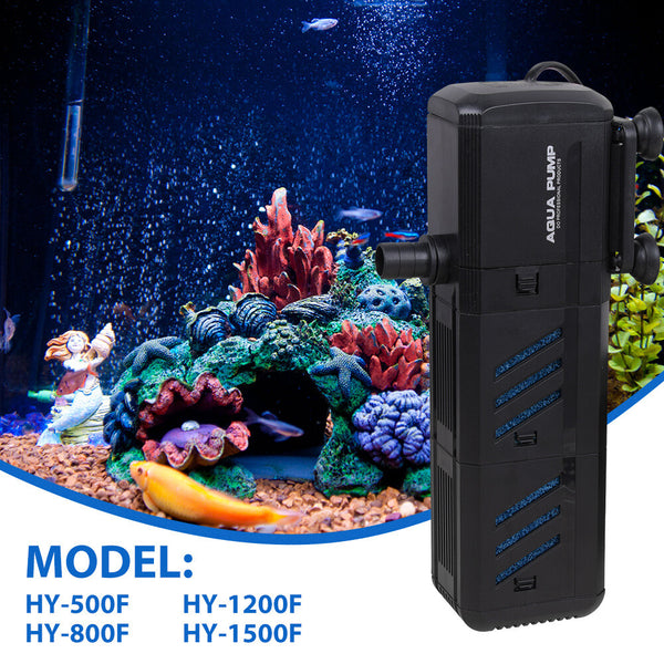 4-in-1 aquarium internal filter pump