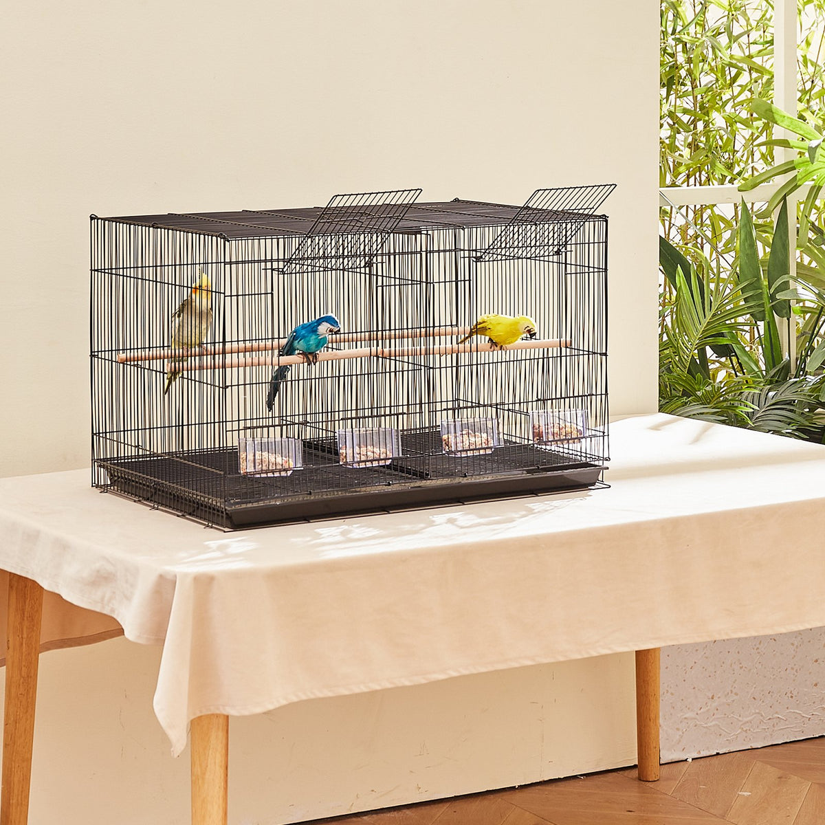 18in parakeet flight cage with divider – view 10