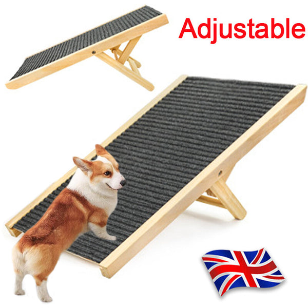 Foldable non-slip dog ramp