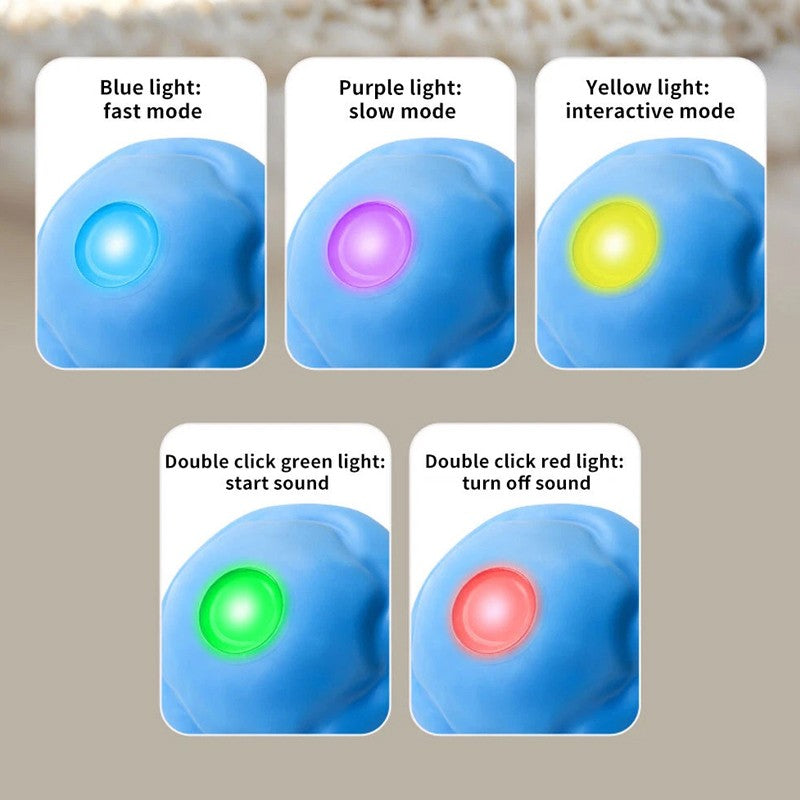 Motion-activated smart ball dog toy – view 6