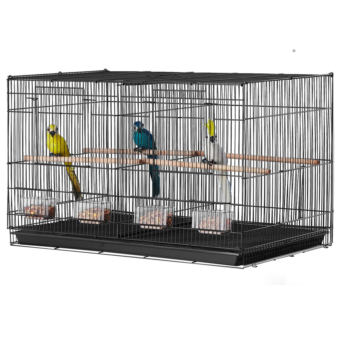 18in parakeet flight cage with divider – view 9