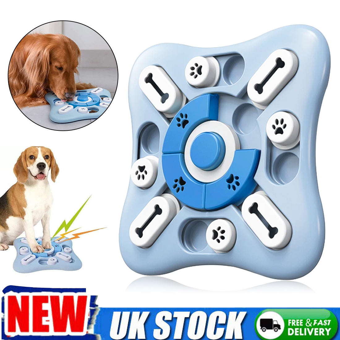 3-level dog puzzle treat toy – view 10